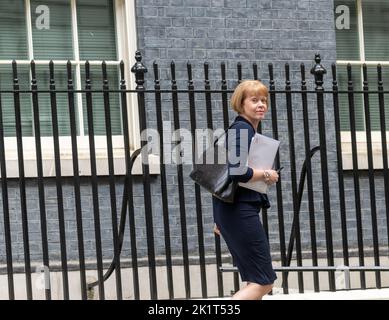 Londra, Regno Unito. 20th Set, 2022. Wendy Morton, capo Whip, è Downing Street, credito: Ian Davidson/Alamy Live News Foto Stock