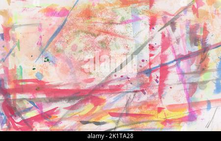 Macchie di acquerello multicolore. Inteso come sfondo Foto Stock