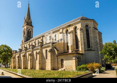 La chiesa di Saint-Martin a Carcans, Lesparre-Médoc, Francia Foto Stock