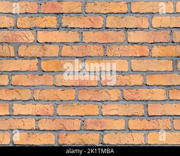 struttura o struttura in mattoni rossi senza cuciture Foto Stock