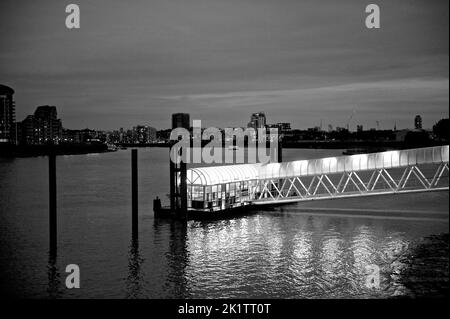 Canada zona di acqua nel Dockland, Londra Foto Stock