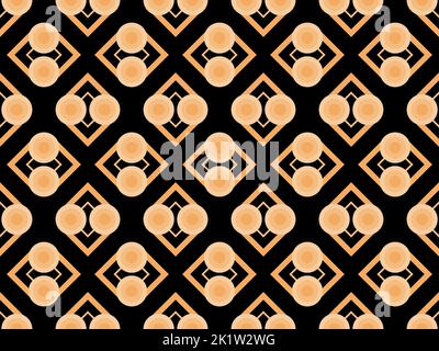 Motivo geometrico senza cuciture in stile art deco. Linee dorate, stile lineare vintage. Progetta un modello per sfondi, banner, poster e adver Illustrazione Vettoriale