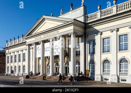 Kunsthalle Fridericianum, museo e punto focale della documentazione Foto Stock