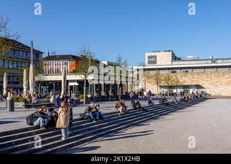 Friedrichsplatz a Kassel Foto Stock