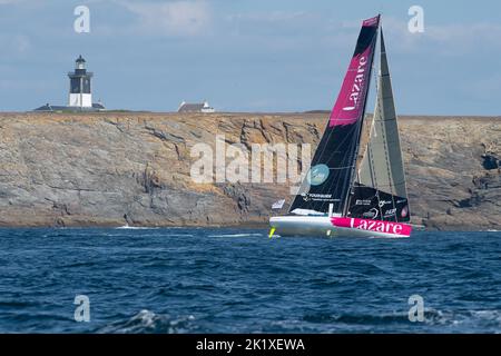 Tanguy le Turquais (fra) su LAZARE durante il Défi Azimut 2022 - Lorient Agglomération - dal 13 al 18 settembre 2022 in Tour de Groix, Francia - Foto Nicolas Pehe / DPPI Foto Stock