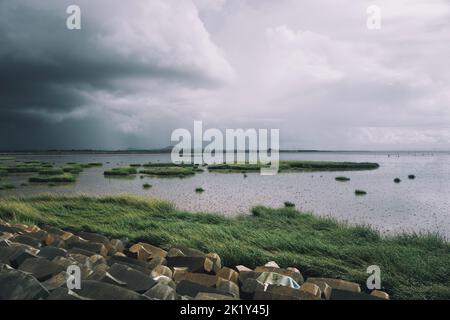 Un lago cablato Foto Stock