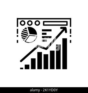 Icona Set of Data Analysis (Imposta analisi dati). Modello di simbolo del pacchetto Financial Analytics per illustrazioni vettoriali del logo della collezione di grafica e web design. Perfetto per il backgr Illustrazione Vettoriale