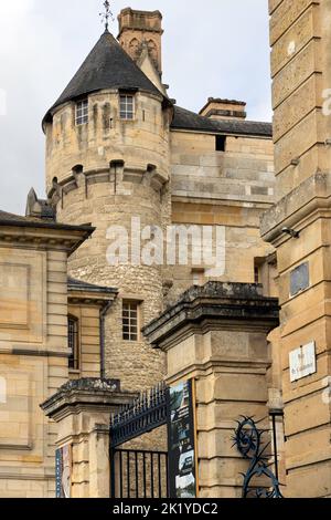 Chateau de la Roche-Guyon in Normandia Francia Foto Stock