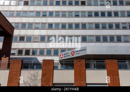 Kassel Employment Agency e Hesse Family Benefits Office Foto Stock