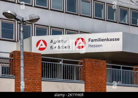 Kassel Employment Agency e Hesse Family Benefits Office Foto Stock