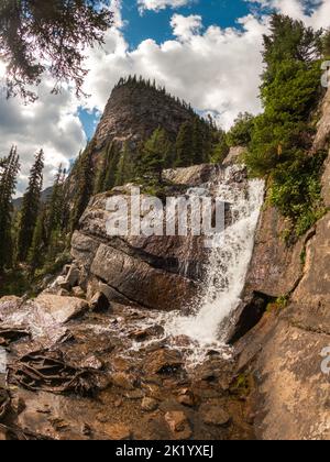 Vista di Big Beehive nelle Montagne Rocciose di Banff, Alberta, Canada. Foto Stock