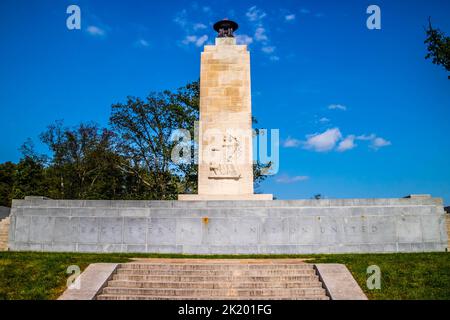 Eterna luce Peace Memorial a Gettysburg, Pennsylvania Foto Stock