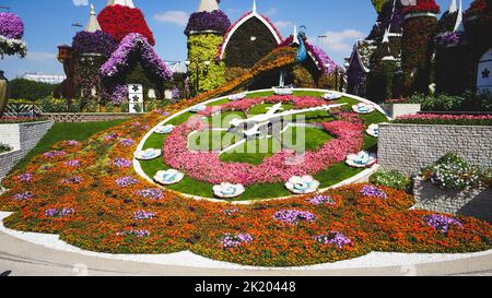 Dubai Miracle Garden, Dubai, Emirati Arabi Uniti Foto Stock