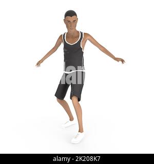 Arthur giovane ragazzo modellazione 3D Foto Stock