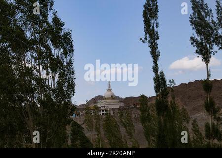 leh ladakh, passa per la catena himalayana, Foto Stock