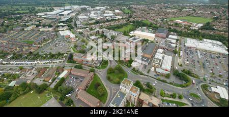 Borehamwood è una città dell'Hertfordshire meridionale, in Inghilterra Foto Stock