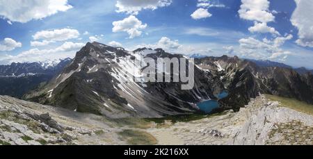 lago di soiern nelle alpi bavaresi Foto Stock