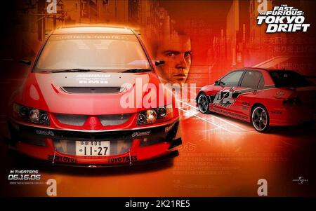 POSTER del filmato, The Fast And The Furious - Tokyo Drift, 2006 Foto Stock