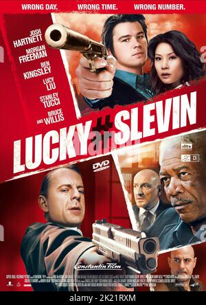JOSH HARTNETT, Lucy Liu, Bruce Willis, Ben Kingsley, Morgan Freeman, Stanley Tucci, numero fortunato SLEVIN, 2006 Foto Stock