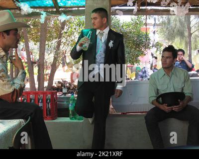 UOMINI MESSICANI AL MATRIMONIO A TECATE, BAJA CALIFORNIA NORTE, BABEL, 2006 Foto Stock