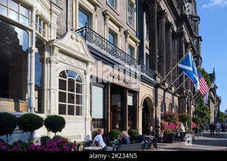 Edimburgo Scozia, Regno Unito 21 settembre 2022. Vista generale di Burr and Co, George Street. Credit sst/alamy live news Foto Stock