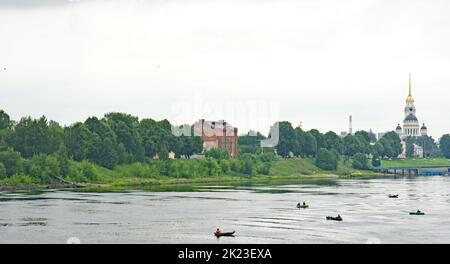 Trasporto fluviale navigabile a San Pietroburgo nella Federazione Russa, Russia Foto Stock