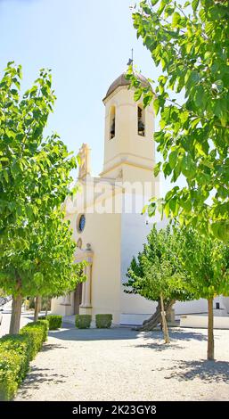 Santuari del Vinyet a Sitges, Barcellona, Catalunya, Spagna, Europa Foto Stock