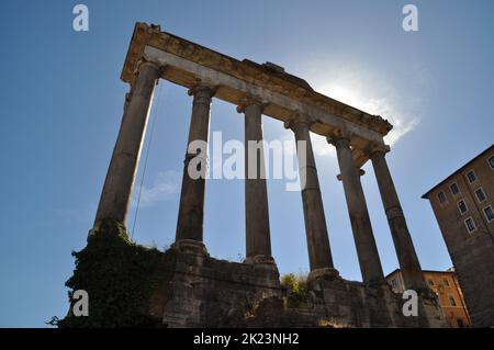 Resti del Foro Romano a Roma. Foto Stock