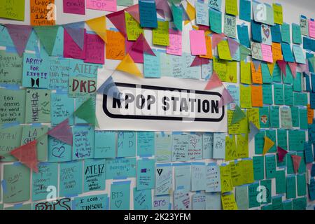 K POP Station NYC si trova al 1263 di Broadway a New York City, USA 2022 Foto Stock