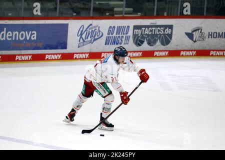 Daniel Fischbuch (Düsseldorfer EG) im Spiel der DEL, 39. Sptg.: SERC Wild Wings vs Düsseldorfer EG (DEG) Foto Stock