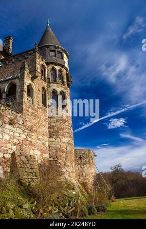 Il castello storico Berlepsch, Witzenhausen, Hessen, Germania Foto Stock