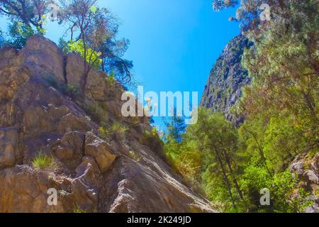 Bel canyon di Harmony, vicino alla città di Goynuk e Antalya in Turchia. Foto Stock