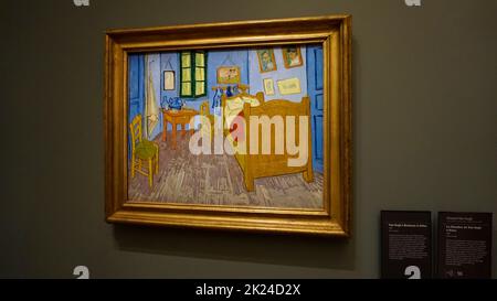 Parigi, Francia - 30 dicembre 2021: Dipinto di Vincent van Gogh al Museo d'Orsay di Parigi, Francia. Foto Stock