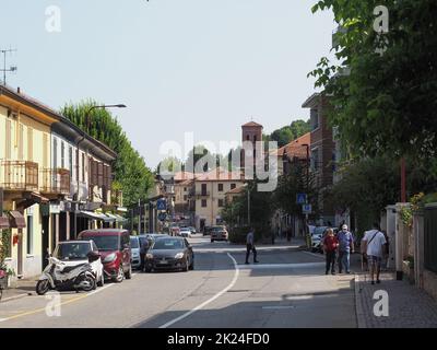 SAN MAURO, ITALIA - CIRCA LUGLIO 2021: Vista del centro storico Foto Stock