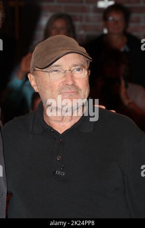 Il musicista PHIL COLLINS, ospite del talkshow tedesco 'Markus Lanz' Hamburg, 13.10.2016 Foto Stock