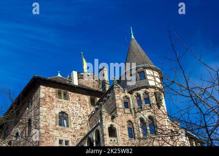 Lo storico Castello Berlepsch a Witzenhausen, Assia, Germania Foto Stock