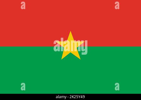 Flag di Burkina immagine di sfondo file grande Foto Stock