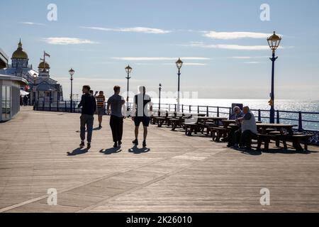 Eastbourne Pier, Eastbourne, East Sussex, England, Regno Unito, Europa Foto Stock
