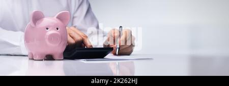 Consulenza di denaro finanziario. Risparmio nel 401K Foto Stock