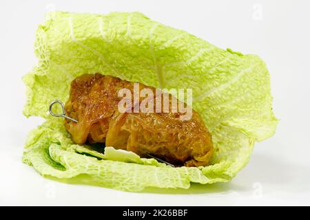 involtini di cavolo fatti in casa da granny Foto Stock