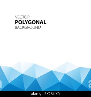 Modello vettoriale isolato. Composizione astratta, costruzione poligonale, connessioni e linee. Mesh a reticolo elemento poligonale spezzato. Foto Stock