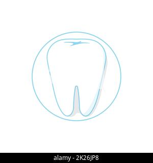 Mondo del dentista giorno. Dental Clinic logo. Vettore logo dentista. Dental Clinic logo. Foto Stock