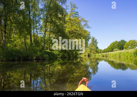 Fiume Niers, regione del basso Reno, Germania Foto Stock