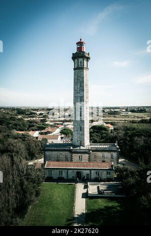 Faro di balene - Phare des baleines - nell'isola di Re Foto Stock