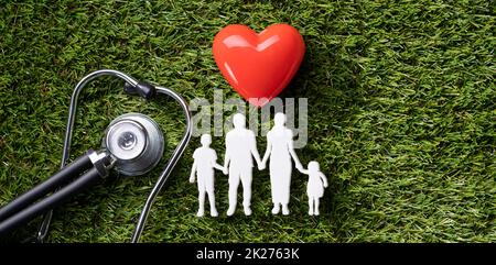 Protezione della salute e dell'assicurazione sulla vita Foto Stock