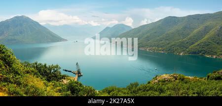 Paesaggio della riviera di Budva Foto Stock