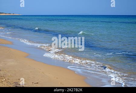 Strand auf Korfu Foto Stock