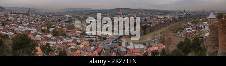 Tbilisi Panorama III Foto Stock