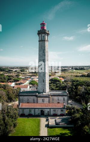 Faro di balene - Phare des baleines - nell'isola di Re Foto Stock