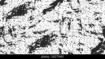 Grunge linee e punti neri su uno sfondo bianco - Vettore Foto Stock